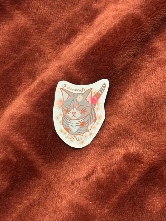 sticker marguerite brillant